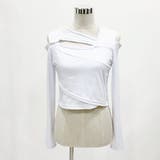 アシメントリーカットデザイントップス 韓国 夢展望 | 夢展望 | 詳細画像11