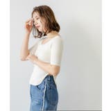 カップ付きスリットリブトップス 韓国 夢展望 | 夢展望 | 詳細画像4