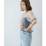 フロッキードット&ハートシアーチュールトップス 韓国 夢展望 | 夢展望 | 詳細画像4