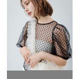 フロッキードット&ハートシアーチュールトップス 韓国 夢展望 | 夢展望 | 詳細画像17