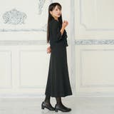 ブラックフォーマルワンピース【M/L/LL/3L/4L】 韓国 夢展望 | 夢展望 | 詳細画像6