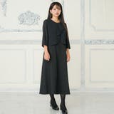 ブラックフォーマルワンピース【M/L/LL/3L/4L】 韓国 夢展望 | 夢展望 | 詳細画像7