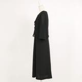 ブラックフォーマルワンピース【M/L/LL/3L/4L】 韓国 夢展望 | 夢展望 | 詳細画像12
