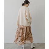 フロッキードット柄オーガンジースカート 韓国 夢展望 | 夢展望 | 詳細画像3 