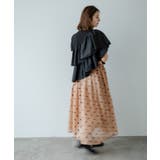 フロッキードット柄オーガンジースカート 韓国 夢展望 | 夢展望 | 詳細画像21 