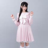 ハートレースリボンセーラーワンピース 量産型 地雷系 夢展望 | DearMyLove | 詳細画像14