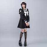 ハートレースリボンセーラーワンピース 量産型 地雷系 夢展望 | DearMyLove | 詳細画像19