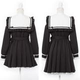 ハートレースリボンセーラーワンピース 量産型 地雷系 夢展望 | DearMyLove | 詳細画像28