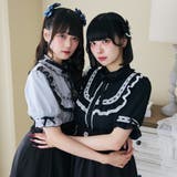 フリルはしごレースリボンヨークブラウス 量産型 地雷系 夢展望 | DearMyLove | 詳細画像18
