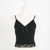 レースキャミor透け蝶々キャミ選べるカットソー 韓国 夢展望 | 夢展望 | 詳細画像20