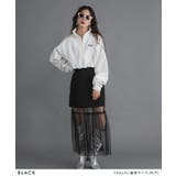 タフタ×チュールレイヤードスカート 韓国 夢展望 | 夢展望 | 詳細画像2 