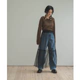 タフタ×チュールレイヤードスカート 韓国 夢展望 | 夢展望 | 詳細画像25 