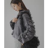 シャイニー×チュールシャーリングブルゾン 韓国 夢展望 | 夢展望 | 詳細画像17 