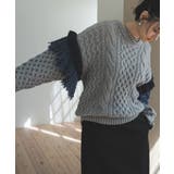 フリンジスリーブハニカムボリュームニット 韓国 夢展望 | 夢展望 | 詳細画像27 