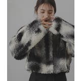 ニュアンス柄ボアショートジャケット 韓国 夢展望 | 夢展望 | 詳細画像12 