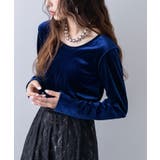 2wayベロアトップス 韓国 夢展望 bohmal(ボマール) | 夢展望 | 詳細画像7