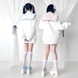 ハートレースアップフリルセーラー裏毛チュニックブルゾン 量産型 地雷系 夢展望 | DearMyLove | 詳細画像8 