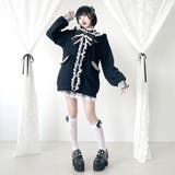 ハートレースアップフリルセーラー裏毛チュニックブルゾン 量産型 地雷系 夢展望 | DearMyLove | 詳細画像22 