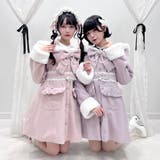 ハートバックルベルトセーラーファーコート 量産型 地雷系 夢展望 | DearMyLove | 詳細画像7