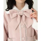 ハートたっぷりフリルAラインファーコート 量産型 地雷系 夢展望 | DearMyLove | 詳細画像9 