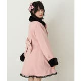 ハートたっぷりフリルAラインファーコート 量産型 地雷系 夢展望 | DearMyLove | 詳細画像26 