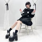 ポンポンリボンセーラー襟フリルコート 量産型 地雷系 夢展望 | DearMyLove | 詳細画像13 