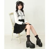 レースアップフリル襟ブラウス 量産型 地雷系 夢展望 | DearMyLove | 詳細画像6 