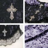 十字架チャームコルセットベロアキャミトップス 韓国 夢展望 | 夢展望 | 詳細画像9