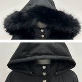 ファー付きハートスタッズロングダウンコート 量産型 地雷系 | DearMyLove | 詳細画像30 