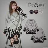 フレイムジャガードビッグニット 量産型 地雷系 夢展望 | DearMyLove | 詳細画像1 