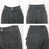 フリンジダメージ加工パッチポケットデニムパンツ 韓国 夢展望 | 夢展望 | 詳細画像12