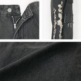 フリンジダメージ加工パッチポケットデニムパンツ 韓国 夢展望 | 夢展望 | 詳細画像13