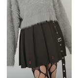 エンブロイダリープリーツスカート 量産型 地雷系 夢展望 | DearMyLove | 詳細画像4 