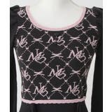 MLモノグラムニットミニワンピ 量産型 地雷系 夢展望 | DearMyLove | 詳細画像8 