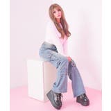 ビッグリングリボンワイドデニムパンツ 韓国 夢展望 | 夢展望 | 詳細画像3