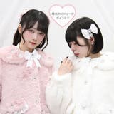 キラキラビジュー襟デザインファーコート 量産型 地雷系 夢展望 | DearMyLove | 詳細画像3