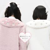 キラキラビジュー襟デザインファーコート 量産型 地雷系 夢展望 | DearMyLove | 詳細画像4