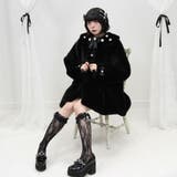 キラキラビジュー襟デザインファーコート 量産型 地雷系 夢展望 | DearMyLove | 詳細画像19
