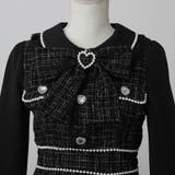 ハートパールお嬢様ツイードワンピース 量産型 地雷系 夢展望 | DearMyLove | 詳細画像25 