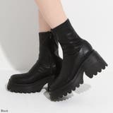 厚底ストレッチフィットショートブーツ 量産型 地雷系 | DearMyLove | 詳細画像14