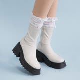 厚底ストレッチフィットショートブーツ 量産型 地雷系 | DearMyLove | 詳細画像27