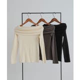 くしゅくしゅオフショルプルオーバーニット 韓国 夢展望 | 夢展望 | 詳細画像29 