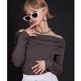 【最上もが着用】くしゅくしゅオフショルプルオーバーニット 韓国 夢展望 | 夢展望 | 詳細画像2