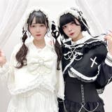 十字架バラレースフリルパールケープ 量産型 地雷系 夢展望 | DearMyLove | 詳細画像5