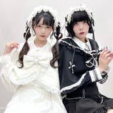 十字架バラレースフリルパールケープ 量産型 地雷系 夢展望 | DearMyLove | 詳細画像6