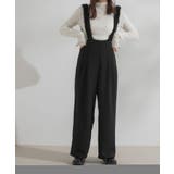 ハイウエストフリルサスペンダーパンツ 【大きいサイズ有】 韓国 夢展望 | 夢展望 | 詳細画像16