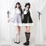姫袖ビジュースカーフワンピース 量産型 地雷系 夢展望 | DearMyLove | 詳細画像2