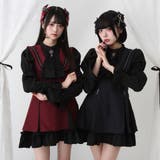 姫袖ビジュースカーフワンピース 量産型 地雷系 夢展望 | DearMyLove | 詳細画像11