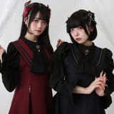 姫袖ビジュースカーフワンピース 量産型 地雷系 夢展望 | DearMyLove | 詳細画像12