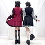 フリルたっぷりレースアップリボンワンピース 量産型 地雷系 夢展望 | DearMyLove | 詳細画像8